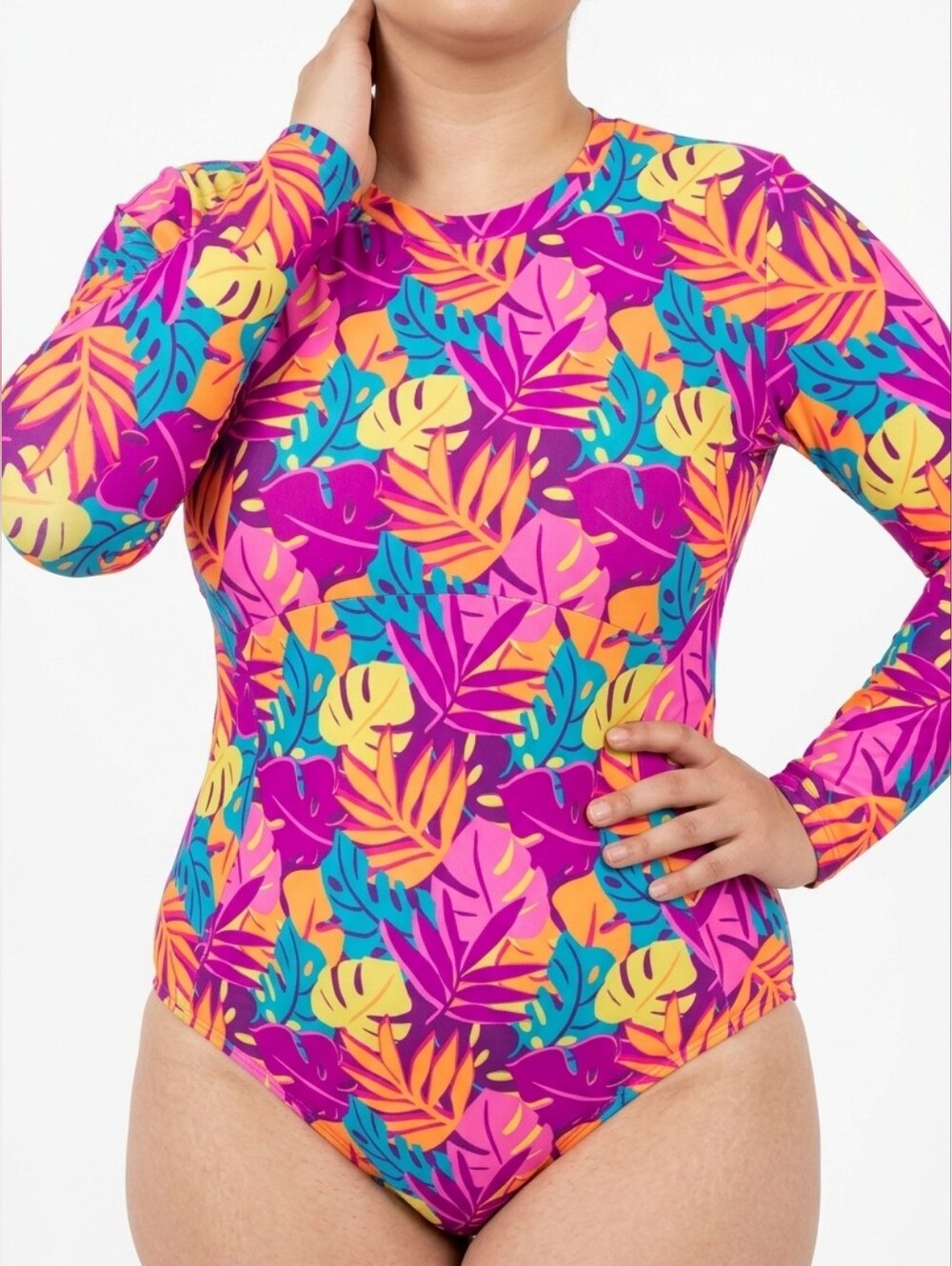 Tropical Swimwear  Pink and Blue XL
